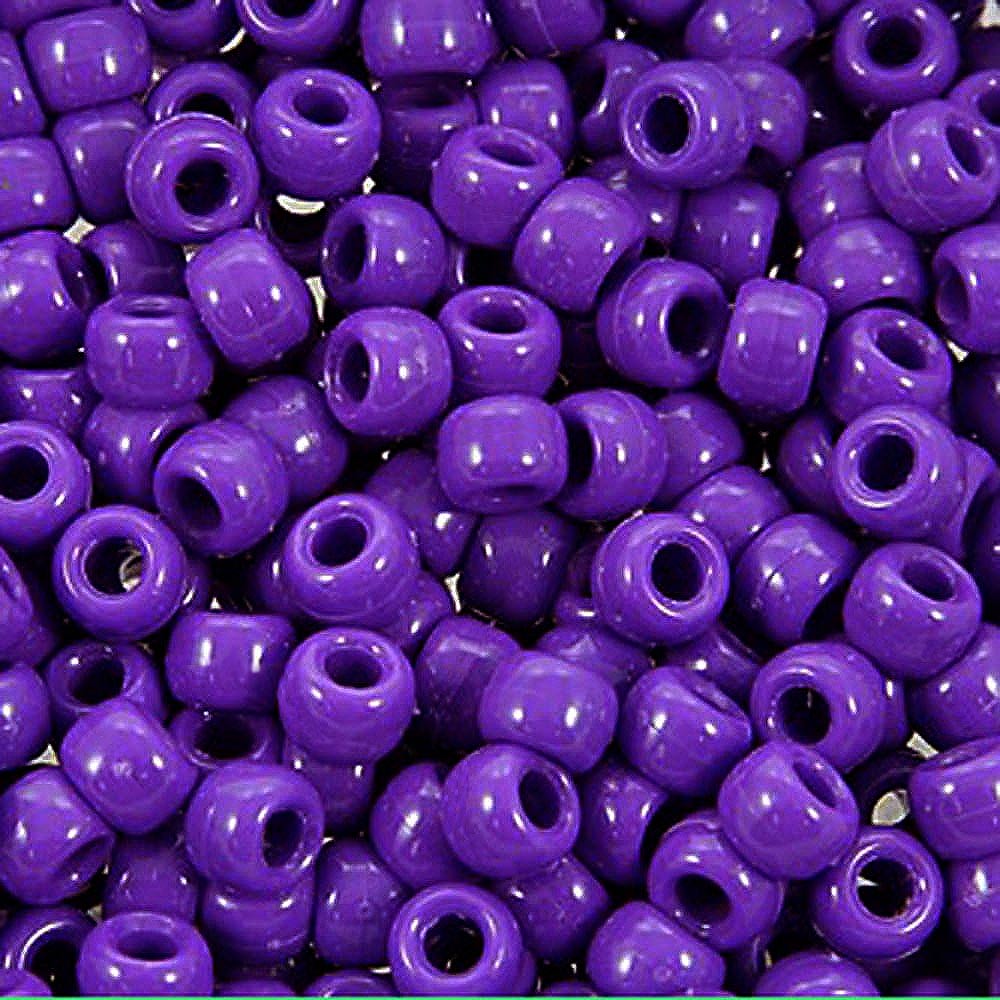 Pony Beads Bulk - Craft Beads - Hair beads - Plastic Beads - Plastic Pony Beads - Opaque Pony Beads