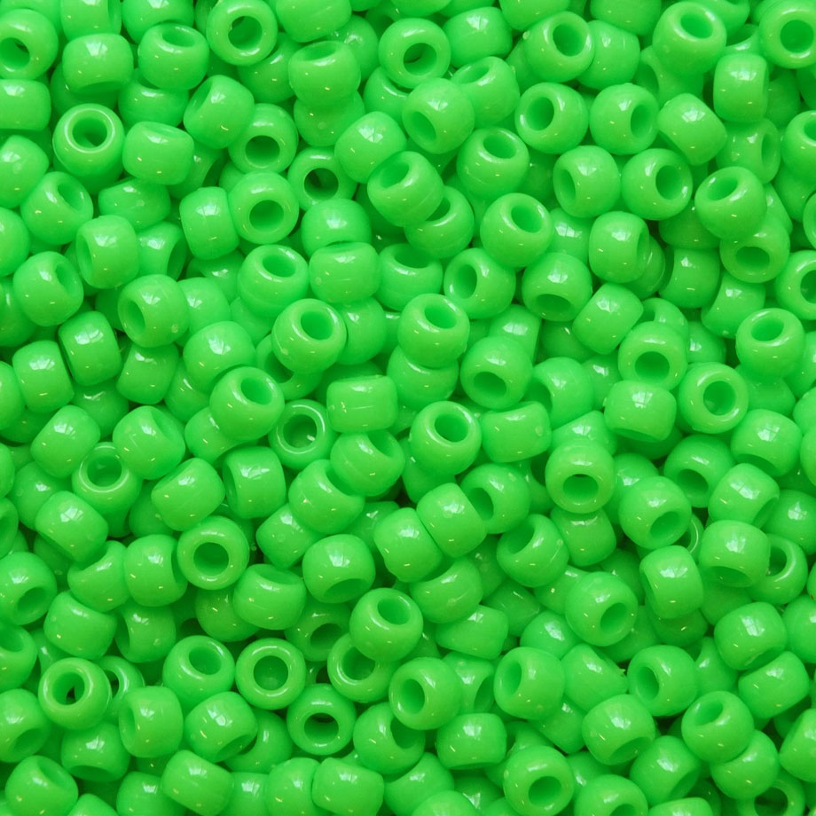 Pony Beads Bulk - Craft Beads - Hair beads - Plastic Beads - Plastic Pony Beads - Opaque Pony Beads