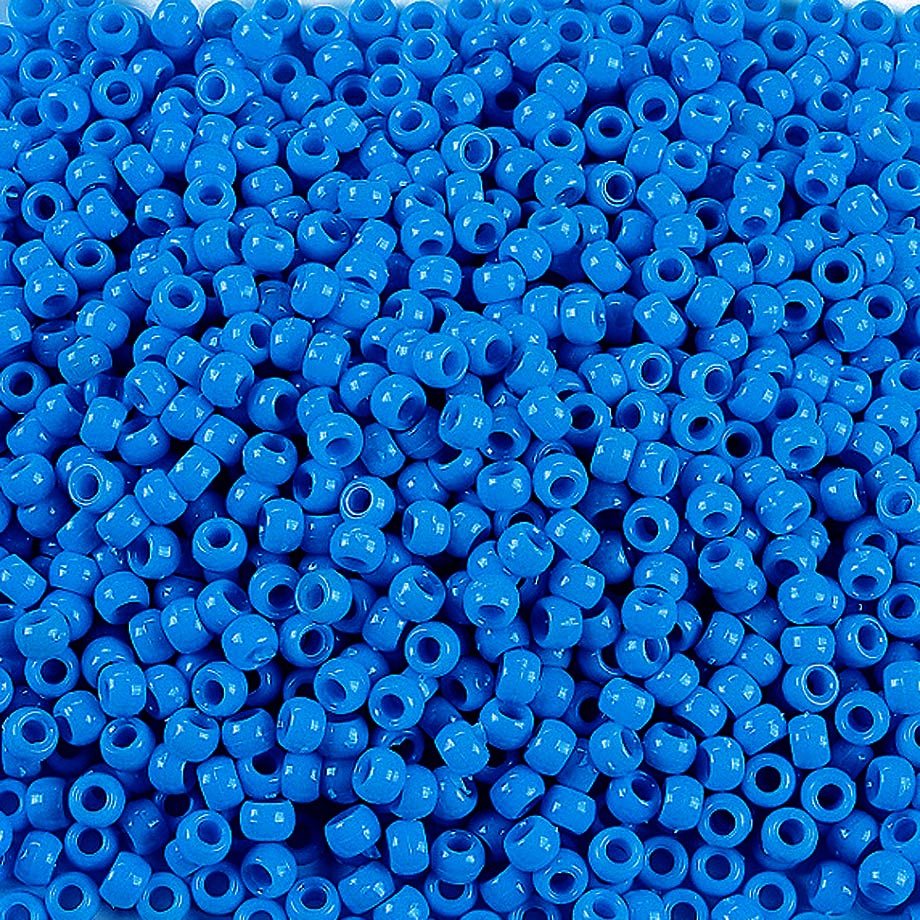 Craft Beads - Hair beads - Plastic Beads - Plastic Pony Beads - Opaque Pony Beads