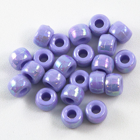 AB Beads - Opaque Pony Beads - AB Pony Beads