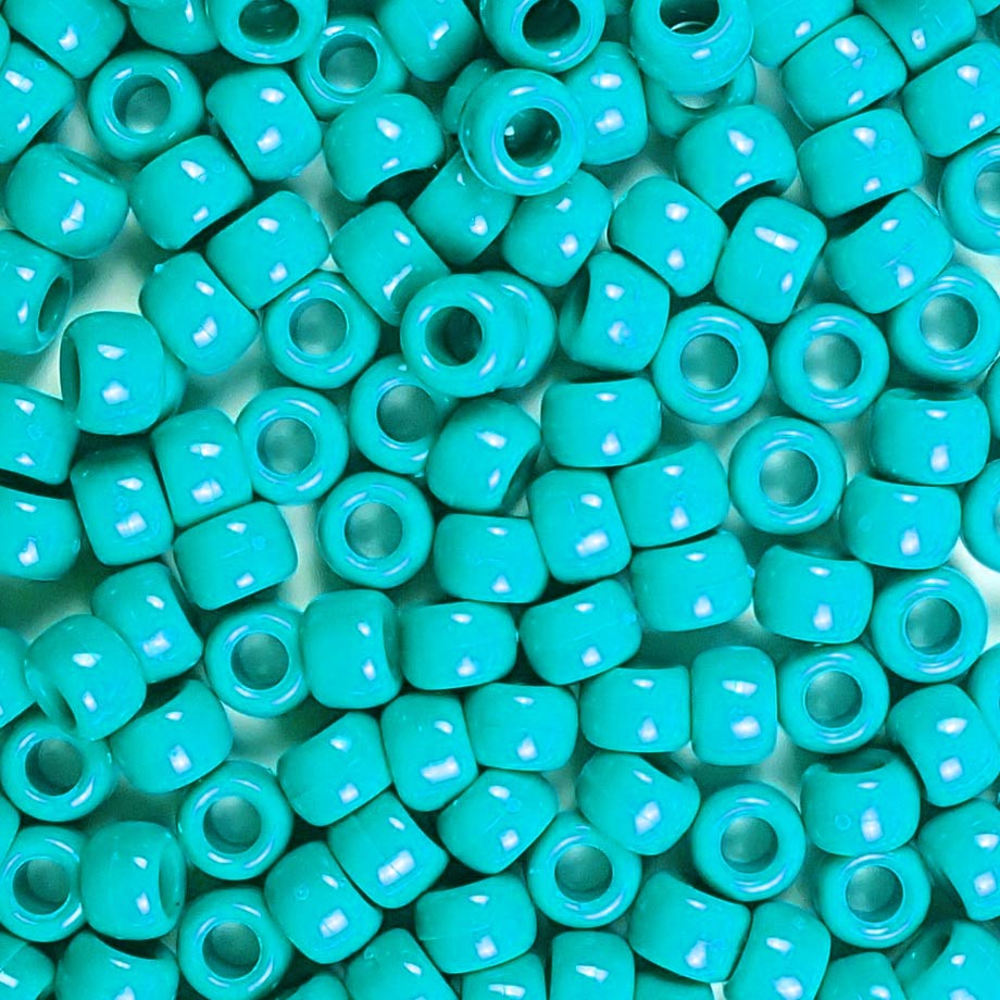 Craft Beads - Hair beads - Plastic Beads - Plastic Pony Beads - Opaque Pony Beads