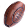 Pony Football Beads - Sports Beads - Sports Ball Beads