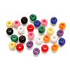 Velvet Pony Beads - Flocked - Pony Beads