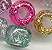 Glitter Pony Beads - Craft Beads - Pony Beads Bulk - Hair beads - Plastic Beads - Plastic Pony Beads - Glitter Pony Beads