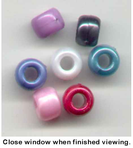 Pony Beads Pearl