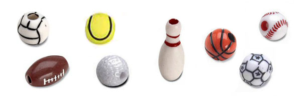 Pony Sports Ball Beads