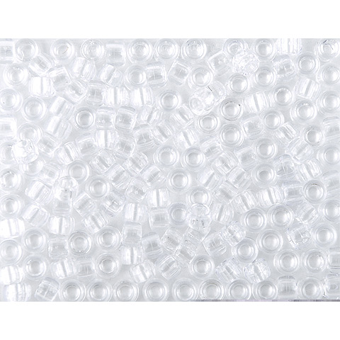 Pony Beads Bulk - Hair beads - Plastic Beads - Plastic Pony Beads - Clear Pony Beads