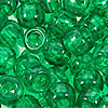 Pony Beads - Hair Beads - Transparent Green Pony Beads - Xmas Green - Hair beads - Plastic Beads - Plastic Pony Beads - Green Pony Beads - Transparent Pony Beads - Craft Beads