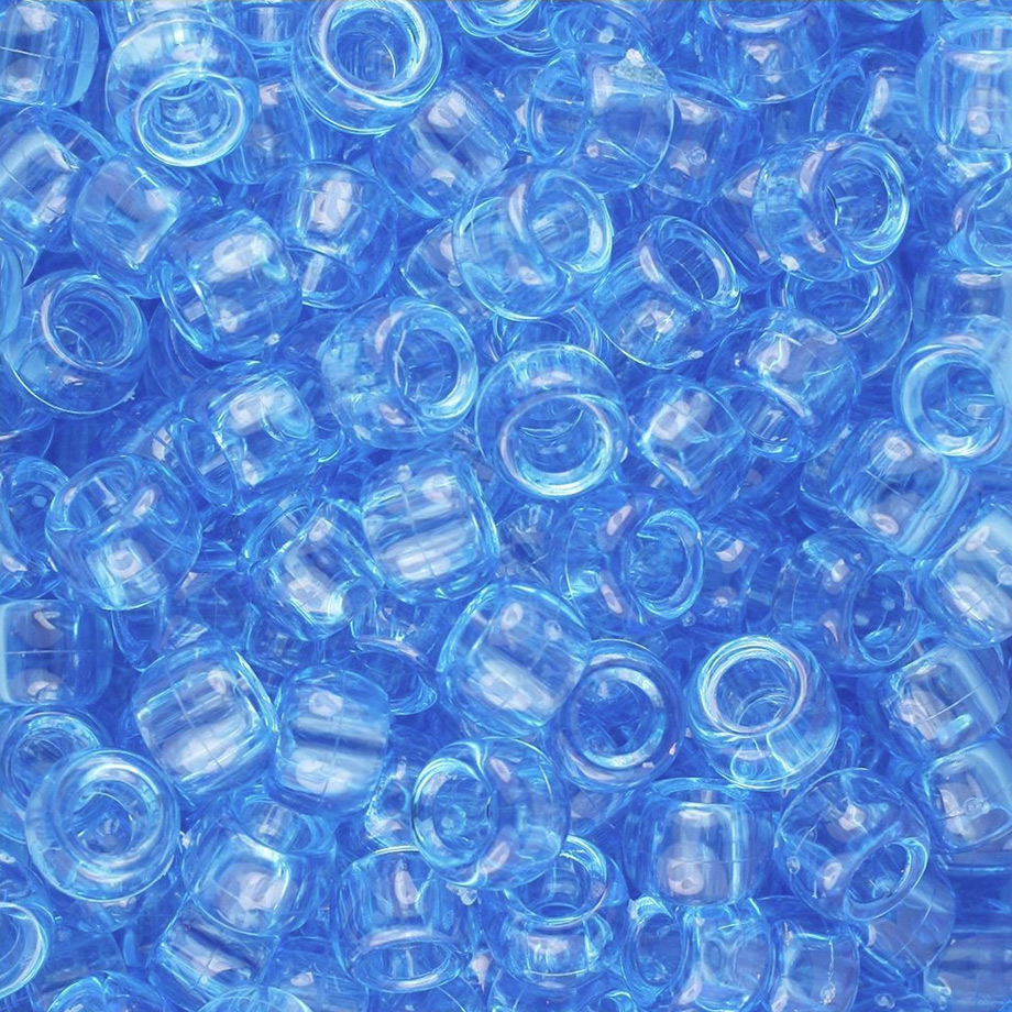 Hair beads - Plastic Beads - Plastic Pony Beads - Opaque Pony Beads - Craft Beads