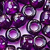 Transparent Pony Beads - Purple Pony Beads - Hair beads - Plastic Beads - Plastic Pony Beads - Opaque Pony Beads - Craft Beads