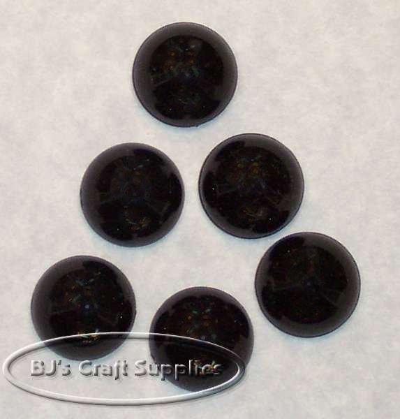 Black Cabochons