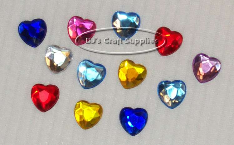 20mm, Rhinestone Heart Embellishments, Rhinestone Hearts, Heart Flat Backs,  Valentine Embellishments, Hair Bow Center, Wholesale Buttons, Flatback