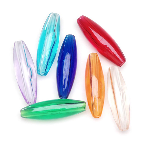 Plastic Spaghetti Beads - Rice Beads