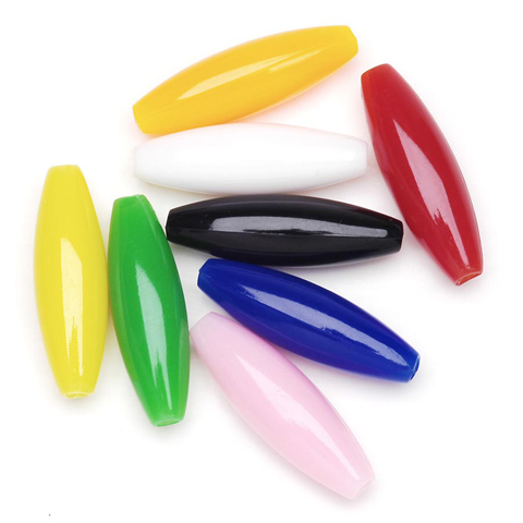 Plastic Spaghetti Beads - Rice Beads