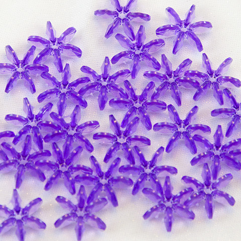 18mm Starflake Beads - Sunburst Beads - Starburst Beads - Ferris Wheel Beads - Paddlewheel Beads