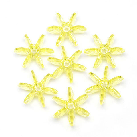 12mm Starflake Beads - Sunburst Beads - Starburst Beads - Ferris Wheel Beads - Paddlewheel Beads