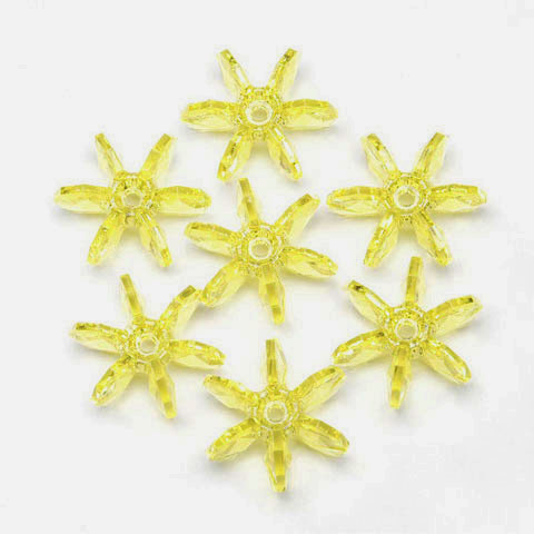 25mm Starflake Beads - Sunburst Beads - Starburst Beads - Ferris Wheel Beads - Paddlewheel Beads