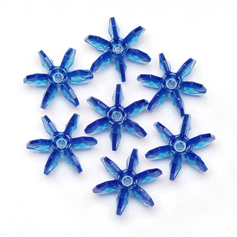 10mm Starflake Beads - Sunburst Beads - Starburst Beads - Paddle Wheel Beads - Ferris Wheel Beads