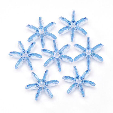 10mm Starflake Beads - Sunburst Beads - Starburst Beads - Paddle Wheel Beads - Ferris Wheel Beads