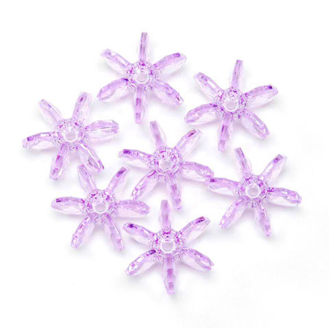 10mm Starflake Beads - Sunburst Beads - Starburst Beads - Paddle Wheel Beads - Ferris Wheel Beads