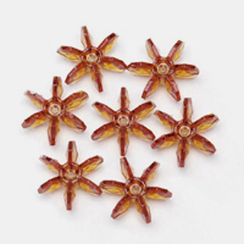 10mm Starflake Beads - Sunburst Beads - Starburst Beads - Paddle Wheel Beads - Ferris Wheel Beads