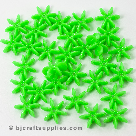 25mm Starflake Beads - Sunburst Beads - Starburst Beads - Ferris Wheel Beads - Paddlewheel Beads