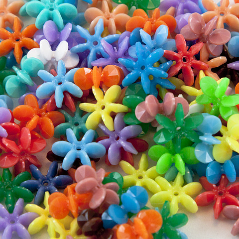 25mm Starflake Beads - Sunburst Beads - Starburst Beads - Ferris Wheel Beads - Paddlewheel Beads