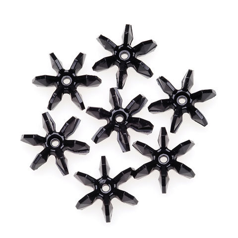 10mm Starflake Beads - Sunburst Beads - Starburst Beads - Paddle Wheel Beads - Ferris Wheel Beads