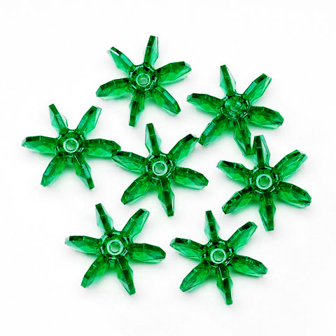 10mm Starflake Beads - Sunburst Beads - Starburst Beads - Paddle Wheel Beads - Ferris Wheel Beads