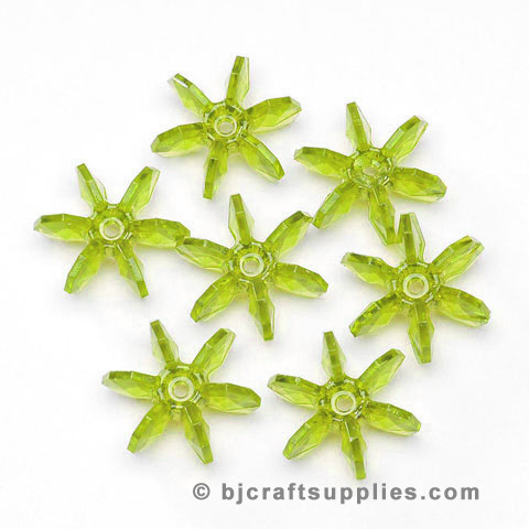 10mm Starflake Beads - Sunburst Beads - Starburst Beads - Paddle Wheel Beads - Ferris Wheel Beads