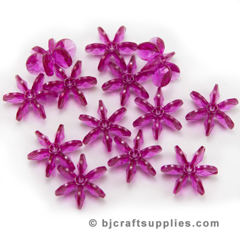 10mm Starflake Beads - Sunburst Beads - Starburst Beads - Paddle Wheel Beads - Ferris Wheel Beads