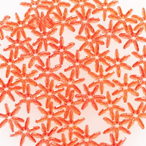 25mm Starflake Beads - Sunburst Beads - Starburst Beads - Ferris Wheel Beads - Paddlewheel Beads