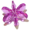 Starflake Beads - Sunburst Beads - Dusty Rose - 18mm Starflake Beads - Sunburst Beads - Starburst Beads - Ferris Wheel Beads - Paddlewheel Beads