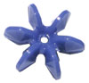 Sunburst Beads - Williamsburg Blue - 12mm Starflake Beads - Sunburst Beads - Starburst Beads - Ferris Wheel Beads - Paddlewheel Beads