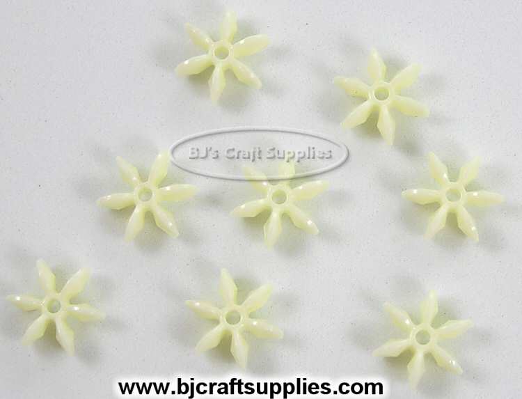 10mm Starflake Beads - Sunburst Beads - Starburst Beads - Paddle Wheel Beads - Ferris Wheel Beads