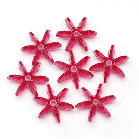 25mm Starflake Beads - Sunburst Beads - Starburst Beads - Ferris Wheel Beads - Paddlewheel Beads