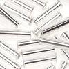 Silver Bugle Beads - Tube Beads - Cylinder Beads