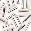 Silver Bugle Beads - Tube Beads - Cylinder Beads