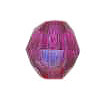 Faceted Beads - Fuchsia - Faceted Acrylic Beads - Plastic Faceted Beads - 6mm Faceted Beads