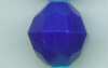 Faceted Beads - Royal Blue Op - 8mm Faceted Acrylic Beads - Plastic Faceted Beads - 8mm Faceted Beads