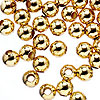 Gold Pearls - Gold Round Beads - Gold Pearl Beads - 3mm Round Beads