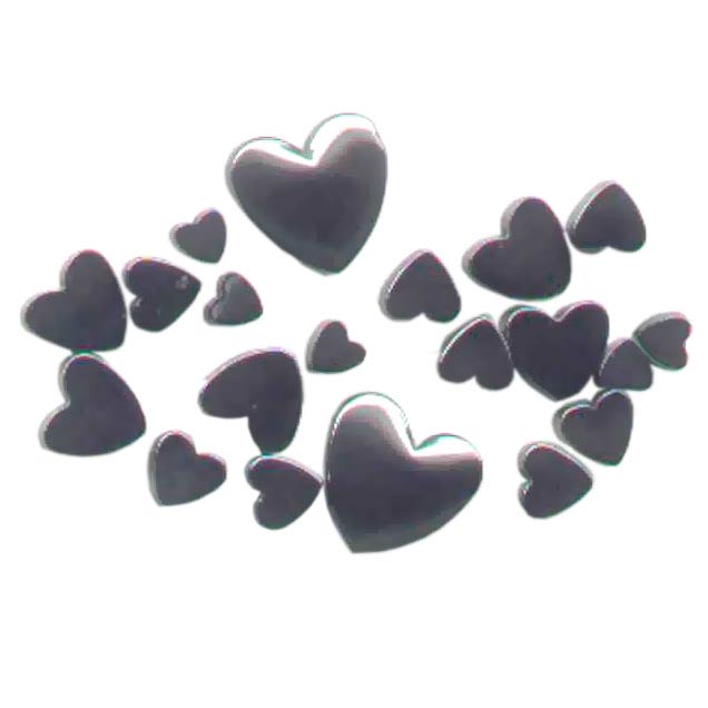 Hematite Hearts