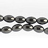 Glass Pearl Ovals - Glass Pearl Beads - Rice Pearl Beads - Beige Pearl - Glass Oval Beads - Glass Rice Pearl Beads