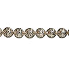 Round Metallic Beads Strand - Silver Plated - Metallic Beads - 