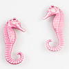 Seahorse Charms - Seahorse Beads - Pink - Fish Beads - Fish Charms - Mini Seahorse