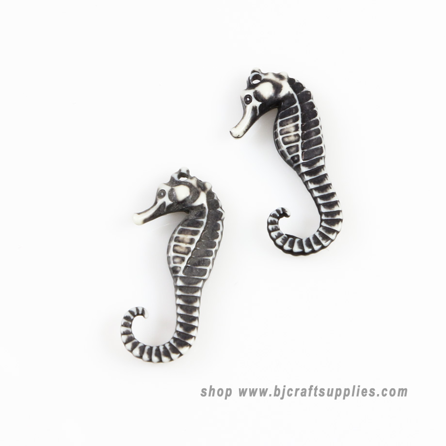 Fish Beads - Fish Charms - Mini Seahorse
