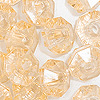 Faceted Rondelle Beads - Faceted Spacer Beads - Champagne - Rondelle Spacer Beads - 