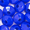 Faceted Rondelle Beads - Faceted Spacer Beads - Royal Blue - Rondelle Spacer Beads