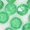 Faceted Rondelle Beads - Faceted Spacer Beads - Dk Emerald - Rondelle Spacer Beads