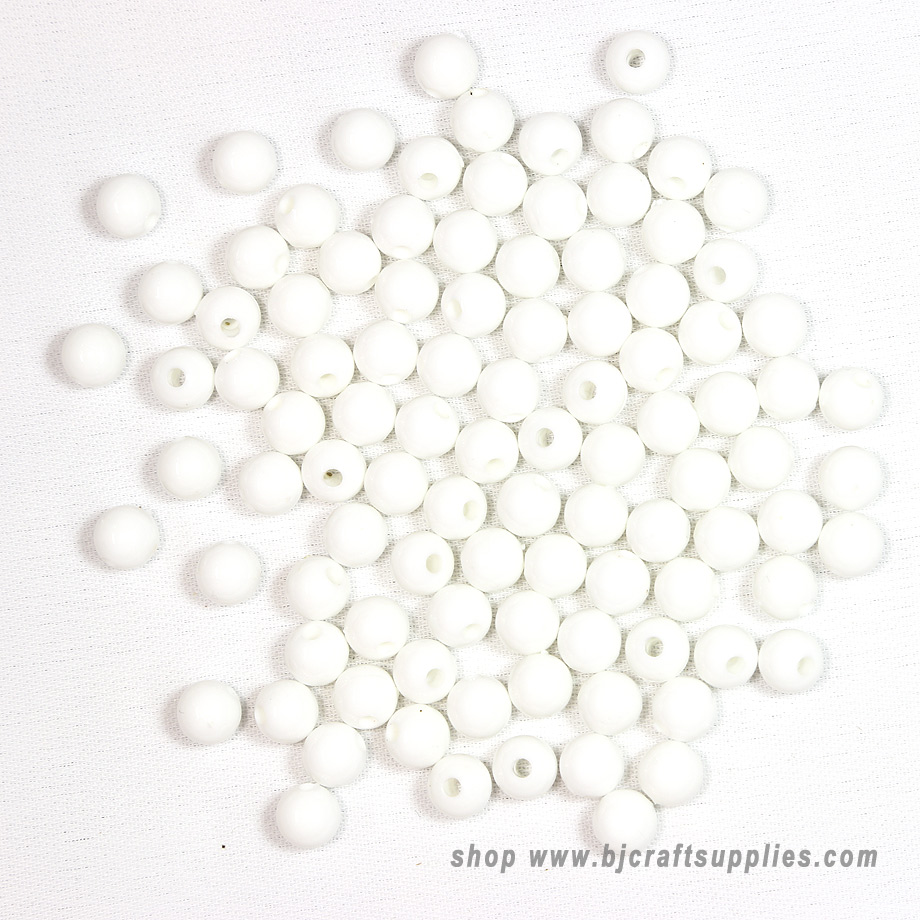 Pearl Beads - Round Beads - Round Pearls - Pink Fishing Beads